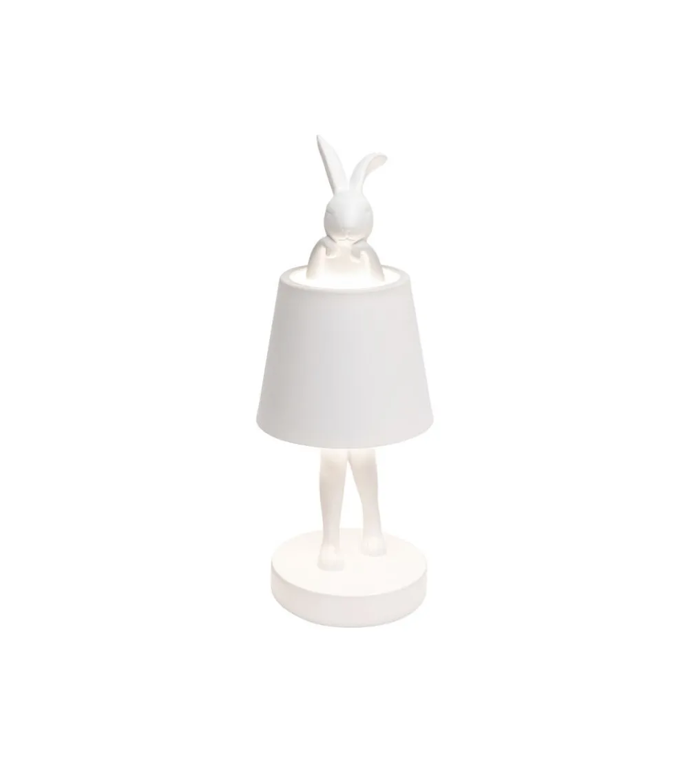 Lampa stołowa ANIMAL RABBIT 29 cm biała