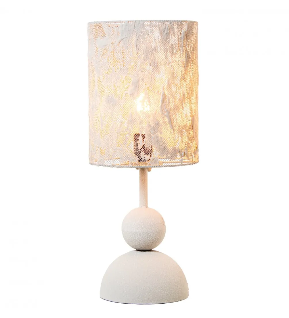 Lampa stołowa ATELIE 55 cm biała