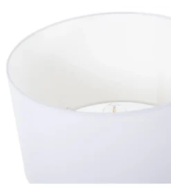 Lampa stołowa BEGAIN 42 cm ceramika zielono beżowa