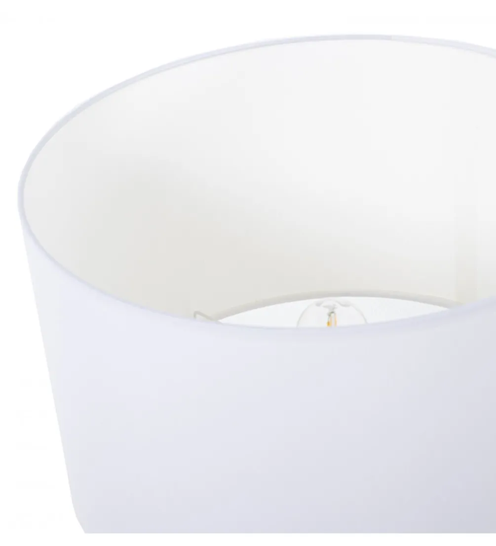 Lampa stołowa BEGAIN 42 cm ceramika zielono beżowa
