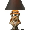 Lampa stołowa BULLDOG 57 cm antyczny brąz