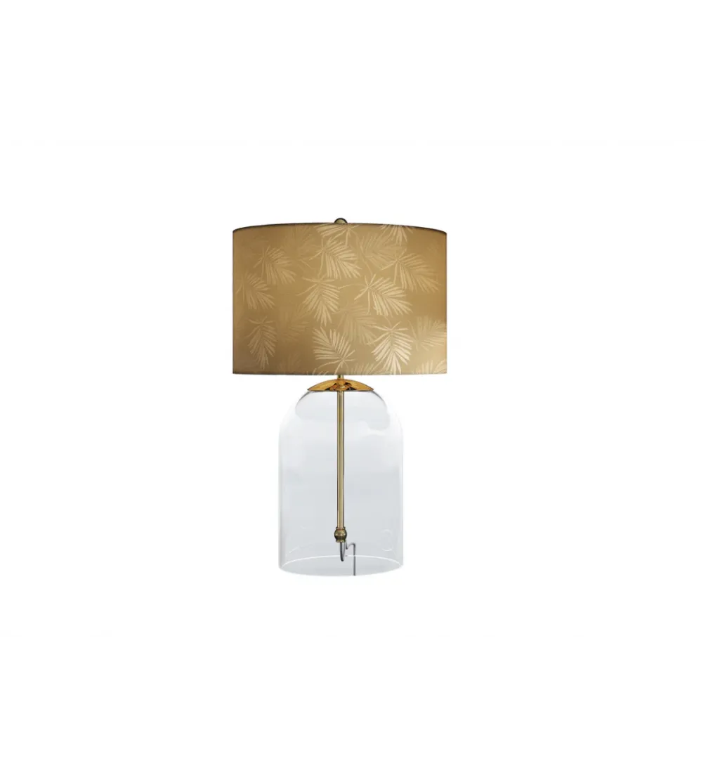 Lampa stołowa CLASSICO 47 cm szkło złoty