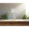 Lampa stołowa CRONOS 40 cm drewno mango