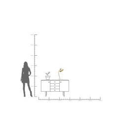 Lampa stołowa DEMI 56 cm jasnozielony