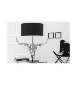 Lampa stołowa El Toro 68cm czarna