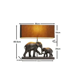 Lampa stołowa ELEPHANT FAMILY 50 cm