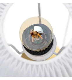 Lampa stołowa ETARAL 50 cm biało złota