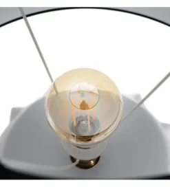Lampa stołowa FEKY 73 cm czarno biała