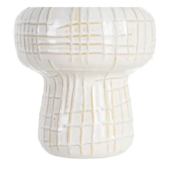 Lampa stołowa ILUMINA 41 cm ceramika biała