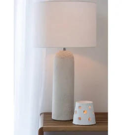 Lampa stołowa ISLA 68 cm biała