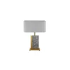 Lampa stołowa KARIN 45 cm szara