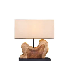 Lampa stołowa KORA 50 cm beżowa