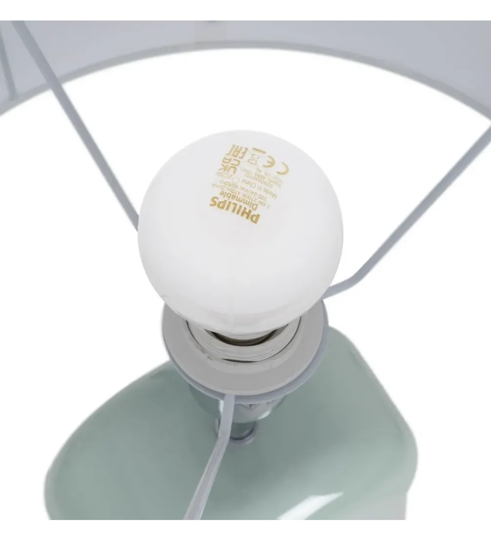 Lampa stołowa LACADO zielona