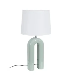 Lampa stołowa LACADO zielona