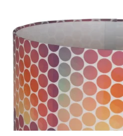 Lampa stołowa LATEBLE 60 cm ceramika różowa