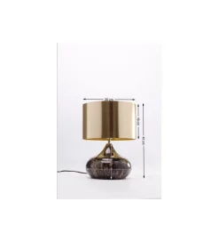 Lampa stołowa MAMO DELUXE 38 cm złota