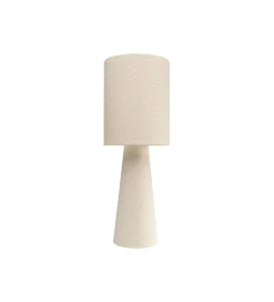 Lampa stołowa MARLEEN 60 cm boucle beżowa