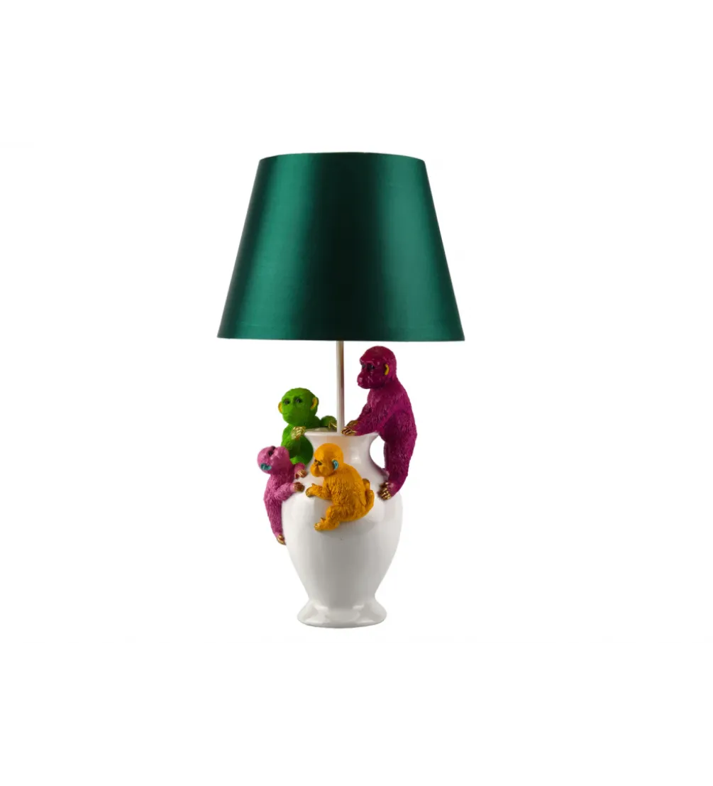 Lampa stołowa MONKEY 55 cm wielokolorowa