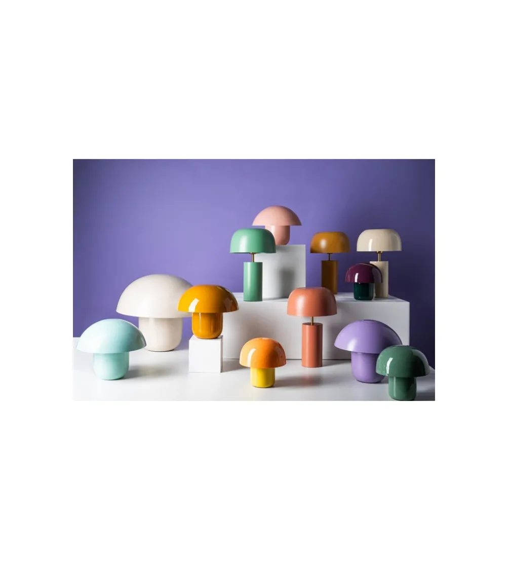 Lampa stołowa MUSHROOM 27 cm żółta