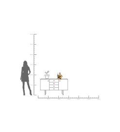 Lampa stołowa NUDE MAN SIT 32 cm