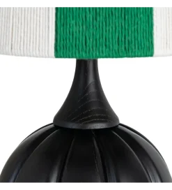 Lampa stołowa OPANEM 47 cm czarna