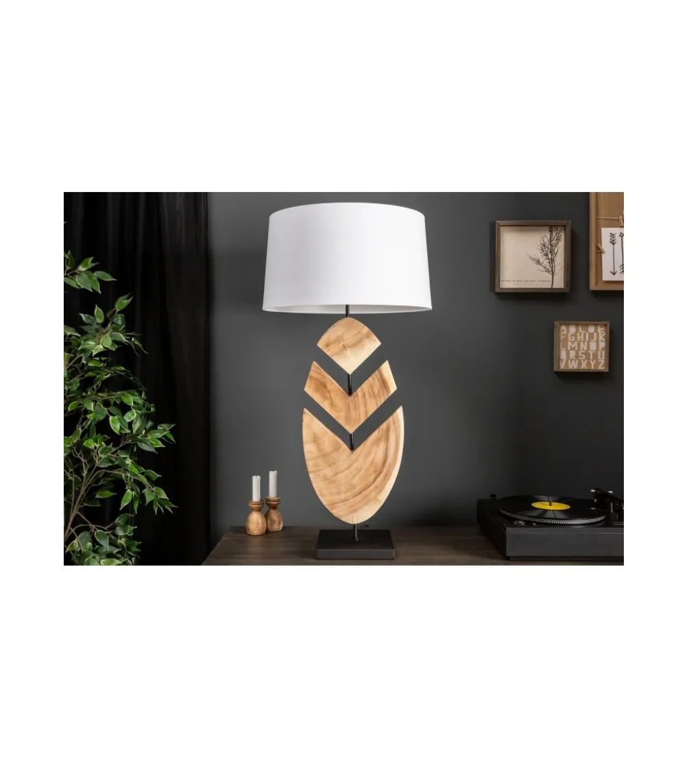 Lampa stołowa OrganicArtwork 91 cm orzech