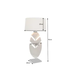 Lampa stołowa OrganicArtwork 91 cm orzech