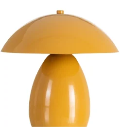 Lampa stołowa POBURNA 25 cm musztardowa