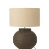 Lampa stołowa RETUL 62 cm terrakota brązowa