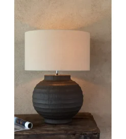 Lampa stołowa RETUL 62 cm terrakota brązowa