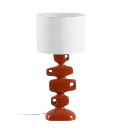 Lampa stołowa TERAY 78 cm terrakota