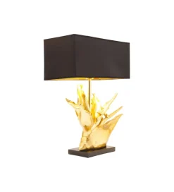 Lampa stołowa TROPICAL 65 cm złota