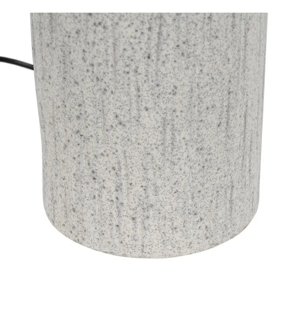Lampa stołowa UCHAT 73 cm ceramika szara