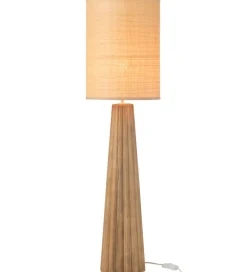 Lampa stołowa UMBRELLA 100 cm drewno ailantus naturalna