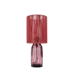 Lampa stołowa VECCHIO 42 cm różowa