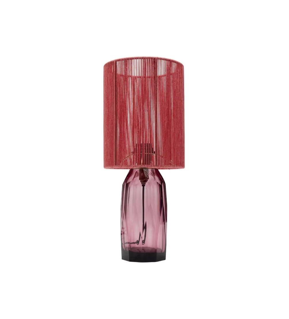Lampa stołowa VECCHIO 42 cm różowa