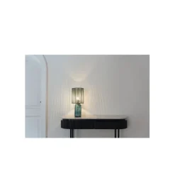 Lampa stołowa VECCHIO 42 cm niebieska