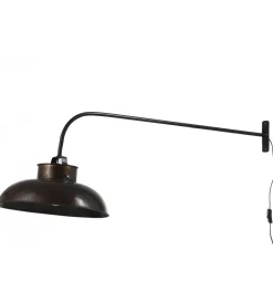 Lampa ścienna LOUNGY 100 cm czarna