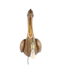 Lampa ścienna PELICAN 63 cm antyczny brąz