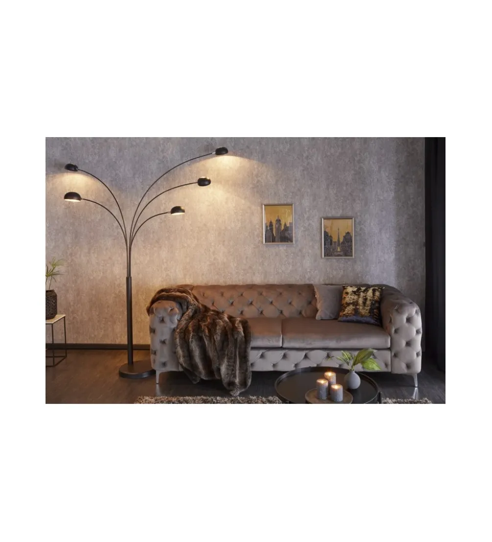 Lampa Five Lights czarno złota