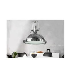Lampa Industrial Chrom 45 cm