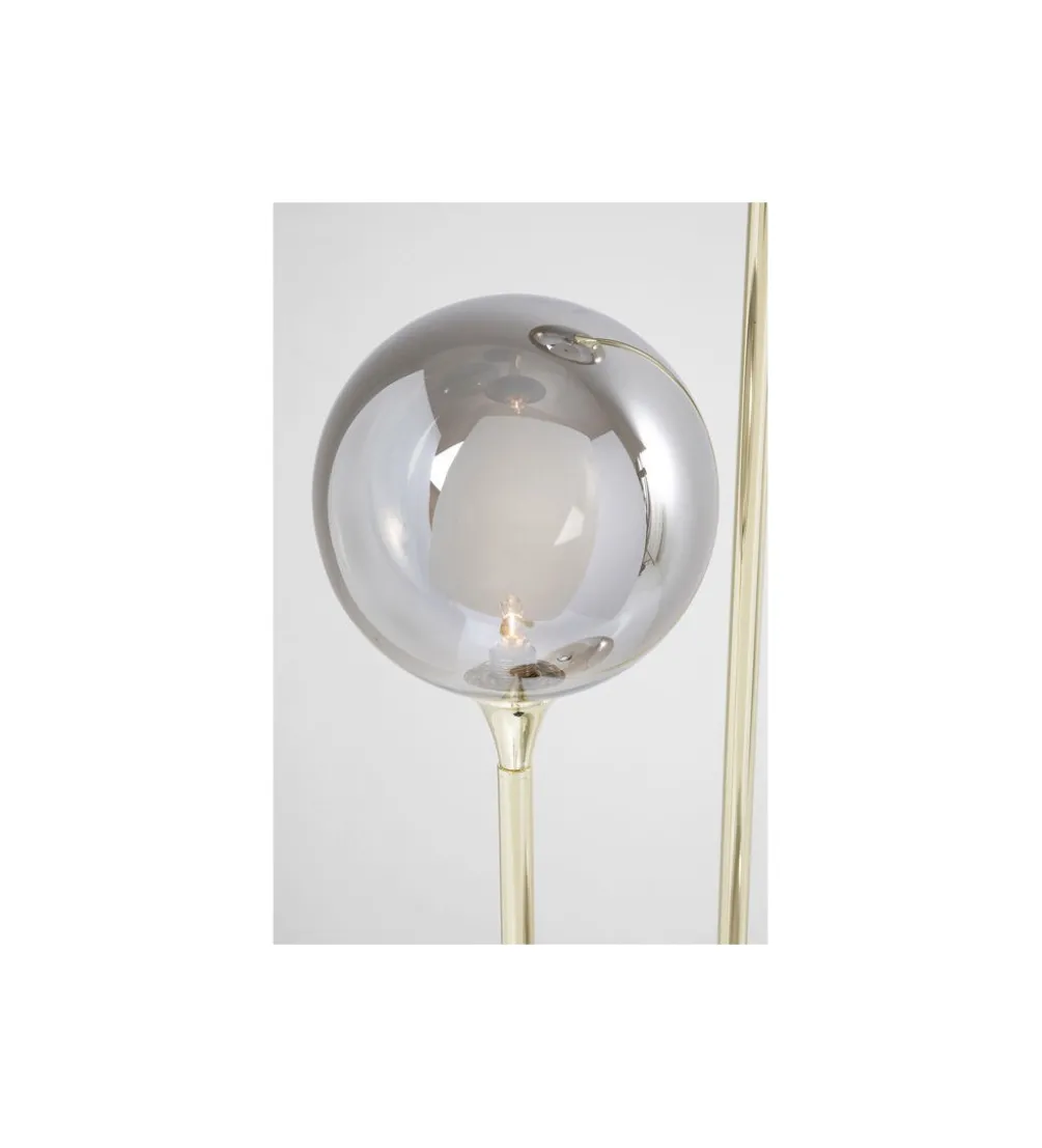 Lampa podłogowa Al capone tre 176 cm złota