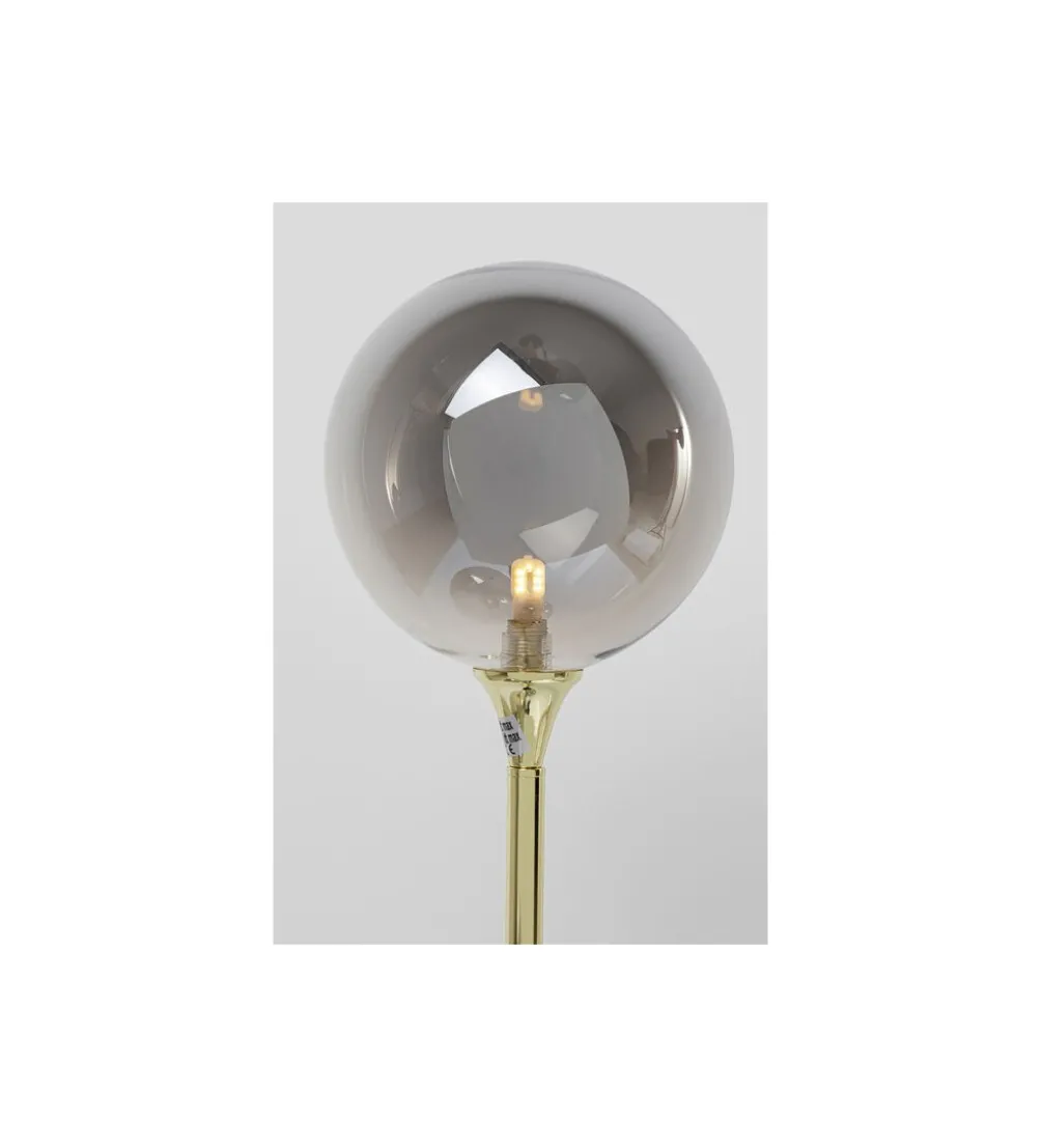 Lampa podłogowa Al capone tre 176 cm złota