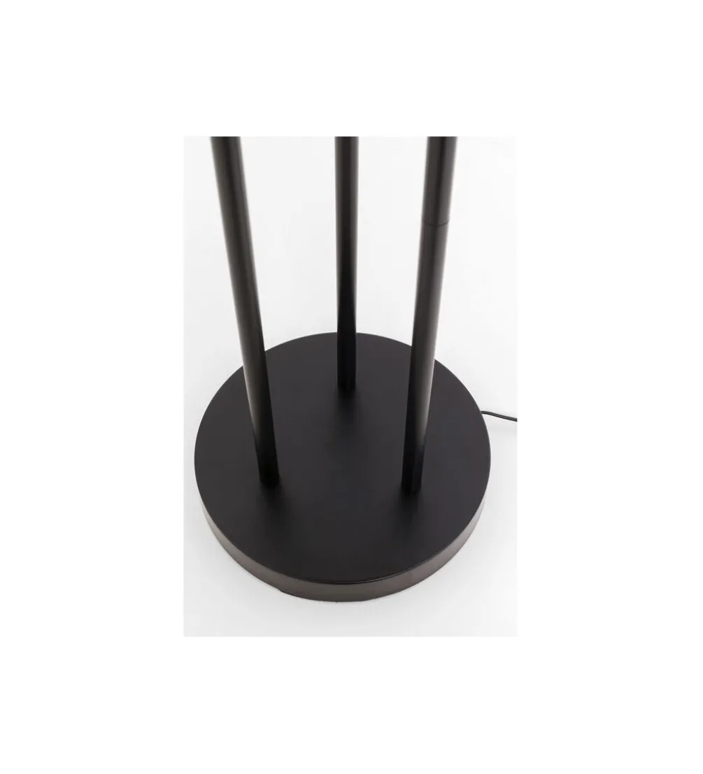 Lampa podłogowa AL CAPONE TRE 175 cm czarne
