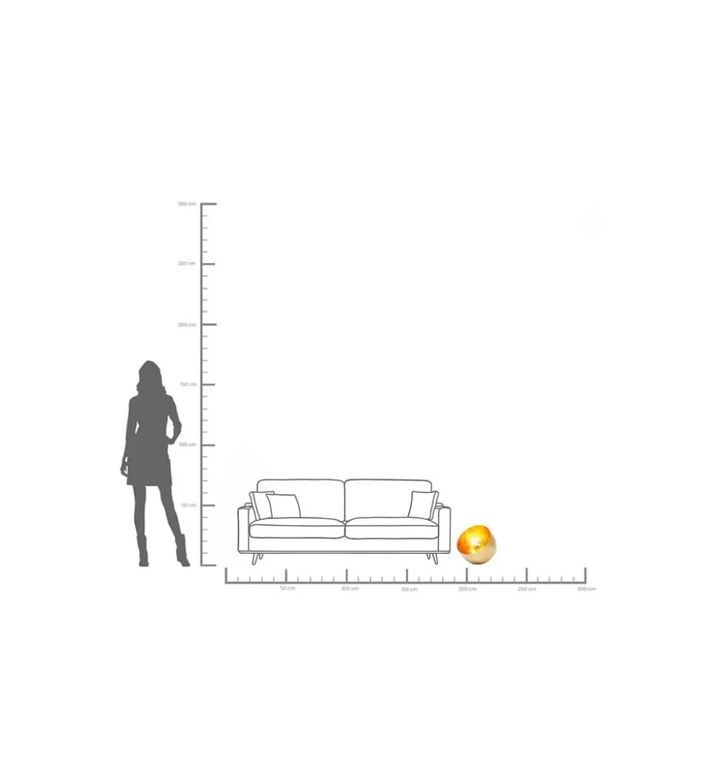Lampa podłogowa APOLLON 35 cm złota