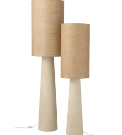 Lampa podłogowa AVA 168 cm naturalna biała