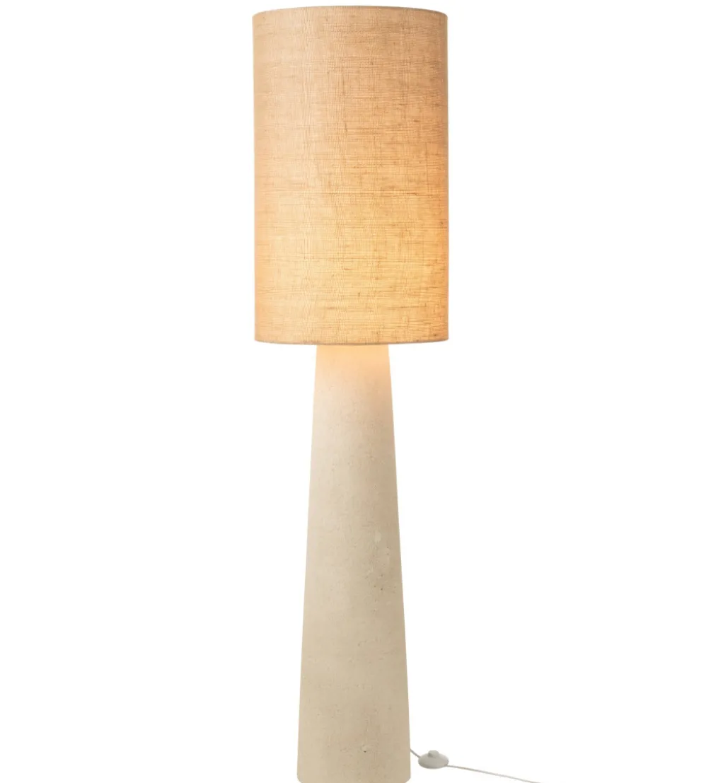 Lampa podłogowa AVA 168 cm naturalna biała