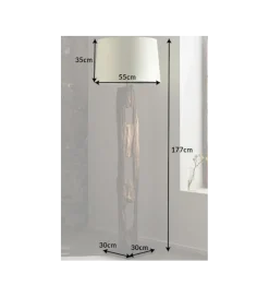Lampa Podłogowa BARRACUDA 177 cm biała