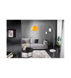 Lampa podłogowa Big Bow II 175 cm - 205 cm pomarańczowa