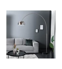 Lampa podłogowa Big Bow II srebrna
